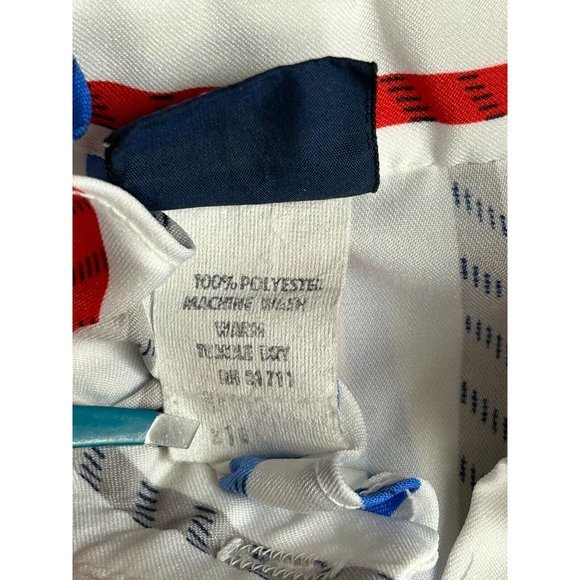 Pins & Needles Women's Button Up Stripe Turtle Neck Ruffled Puffed Short Sleeves - Picture 6 of 6